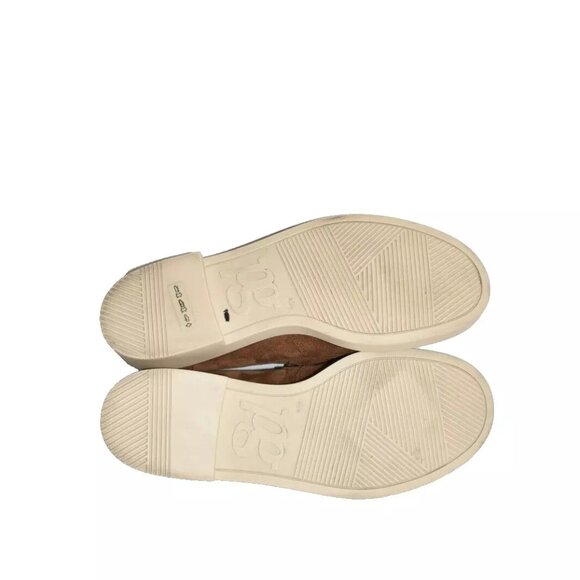 $480 Paul Green Sadie Loafer PLATFORM SLIP ON SHOES TOFFEE SUEDE 7 US (TD10)